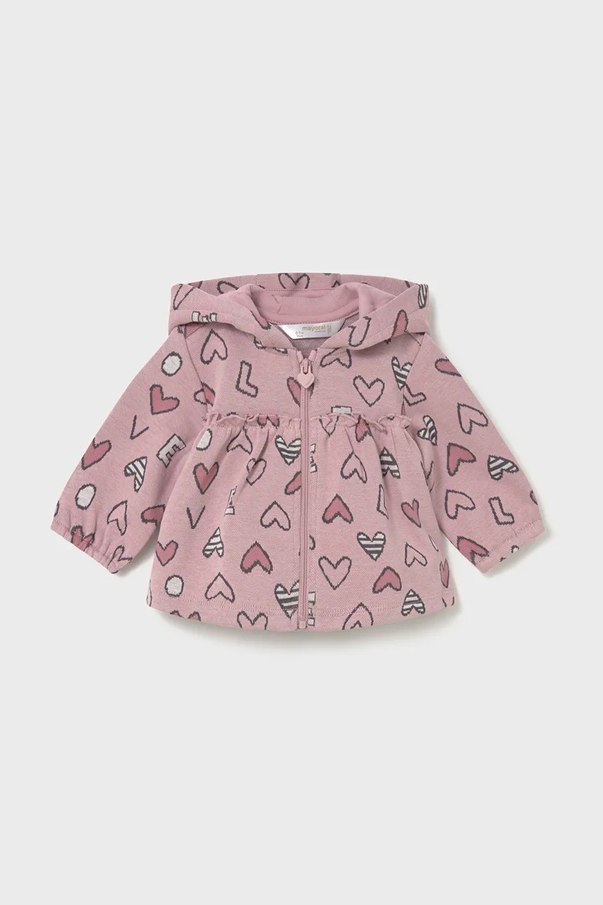 Спортивный костюм для младенцев Mayoral Newborn цвет розовый 2633