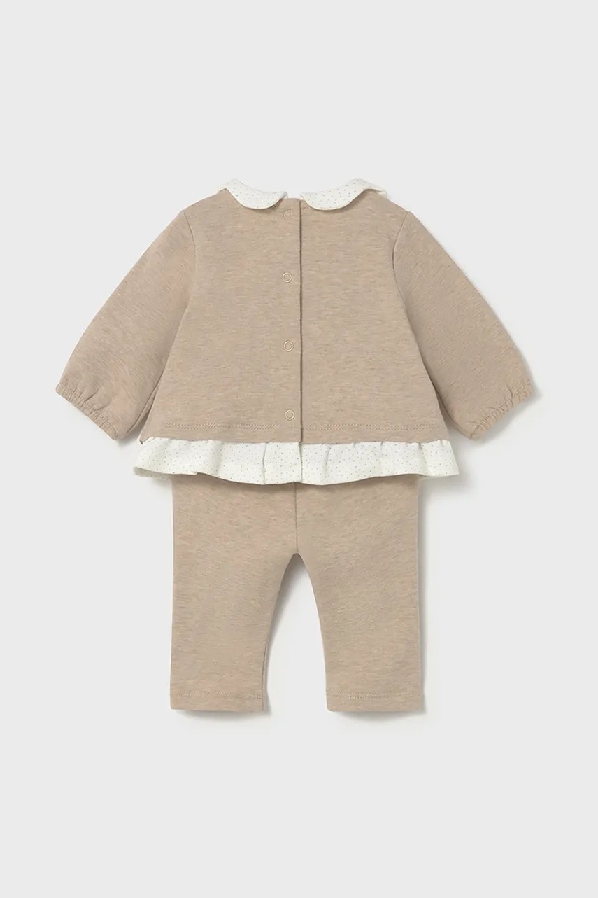 Комплект для младенцев Mayoral Newborn 2 шт цвет бежевый 2707