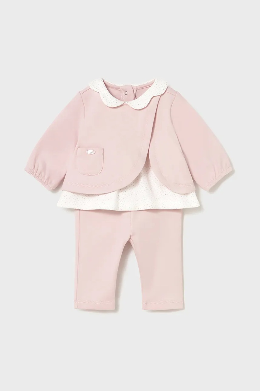 Комплект для младенцев Mayoral Newborn 2 шт цвет розовый 2707 Комплект для младенцев Mayoral Newborn 2 шт цвет розовый 2707