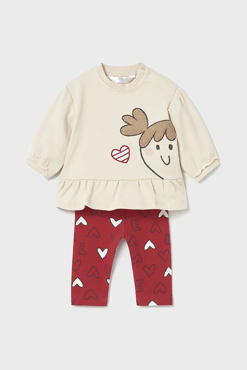 Комплект для младенцев Mayoral Newborn цвет красный 2710 Комплект для младенцев Mayoral Newborn цвет красный 2710