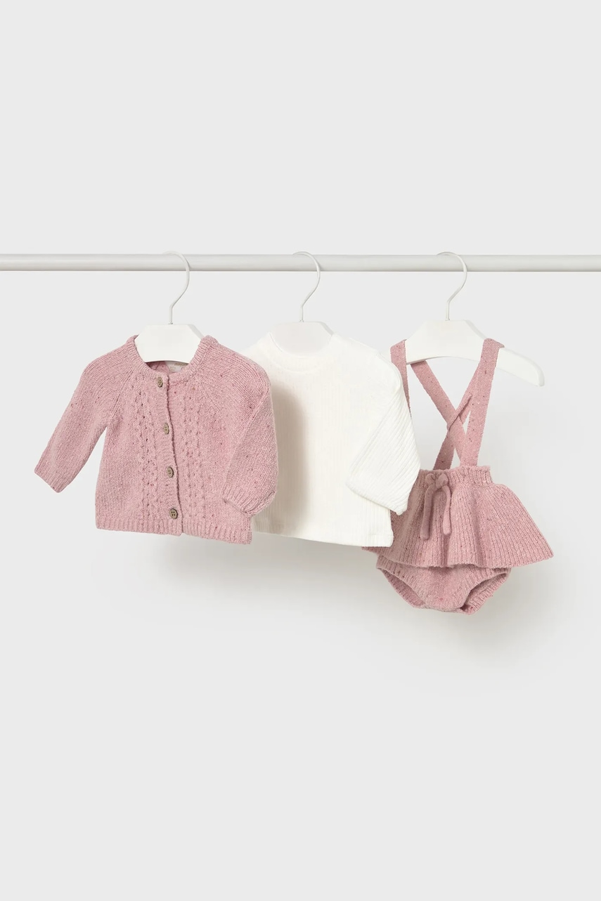 Mayoral Newborn compleu bebe culoarea roz, 2811