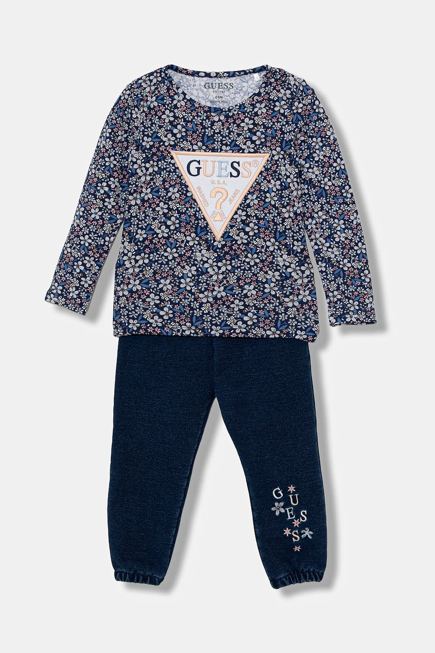 Levně Kojenecká sada Guess modrá barva, A5BG05 J1314