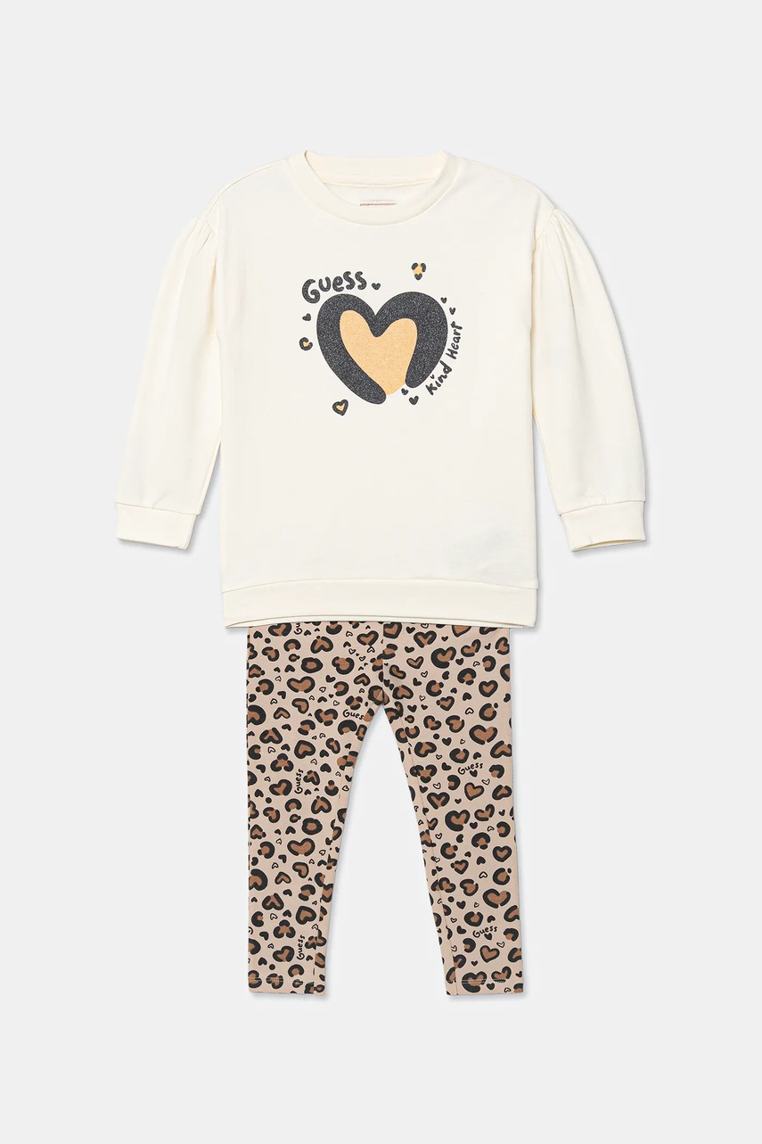 Levně Dětská souprava Guess béžová barva, K5BG00 KCG11