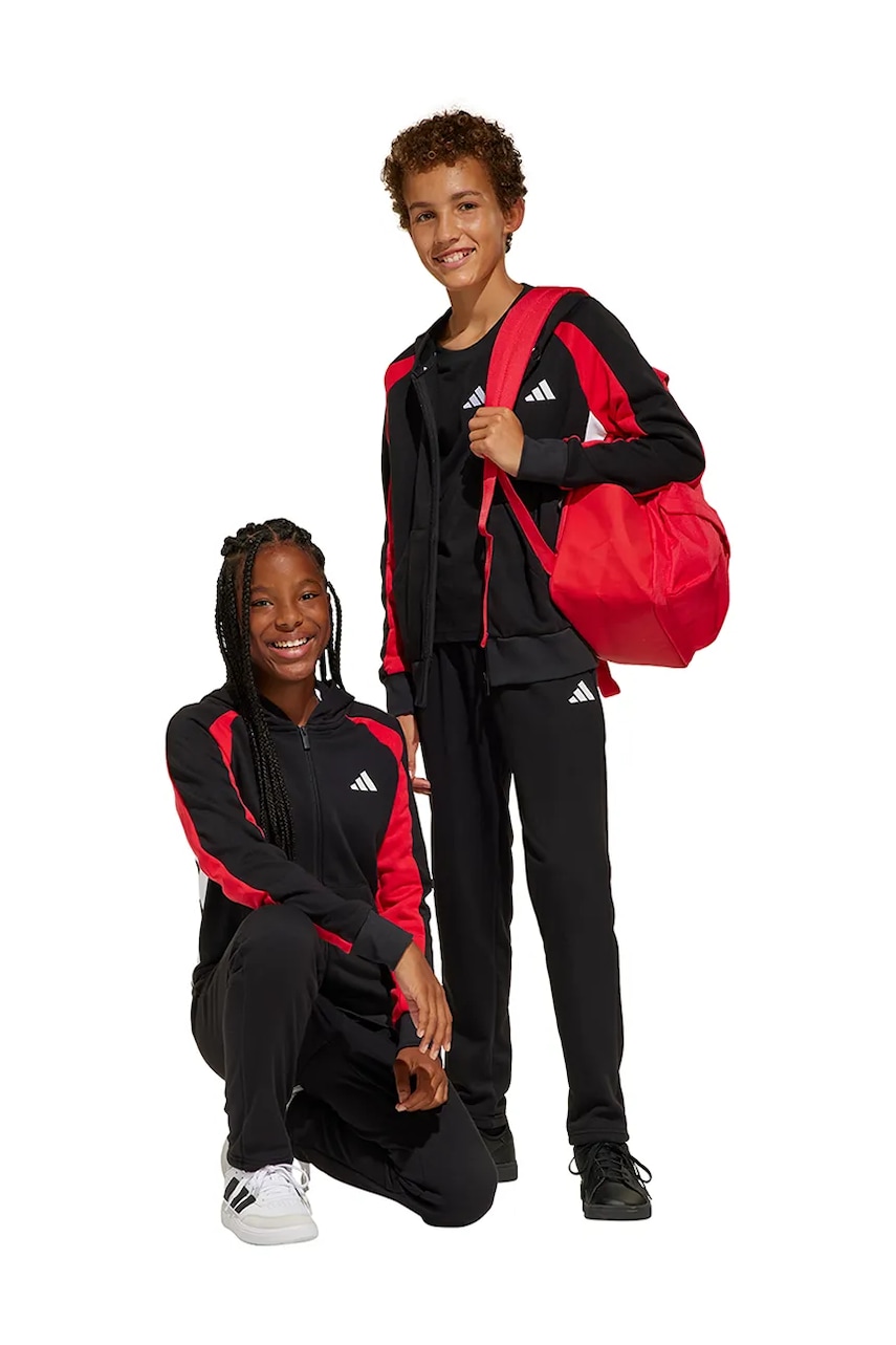 adidas trening copii culoarea negru, JD0967