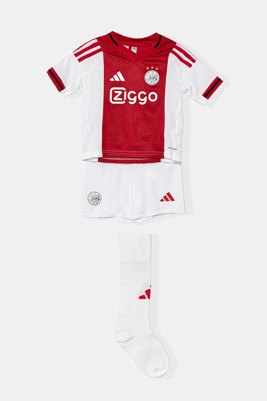 adidas Performance compleu copii AJAX culoarea alb, JI7214