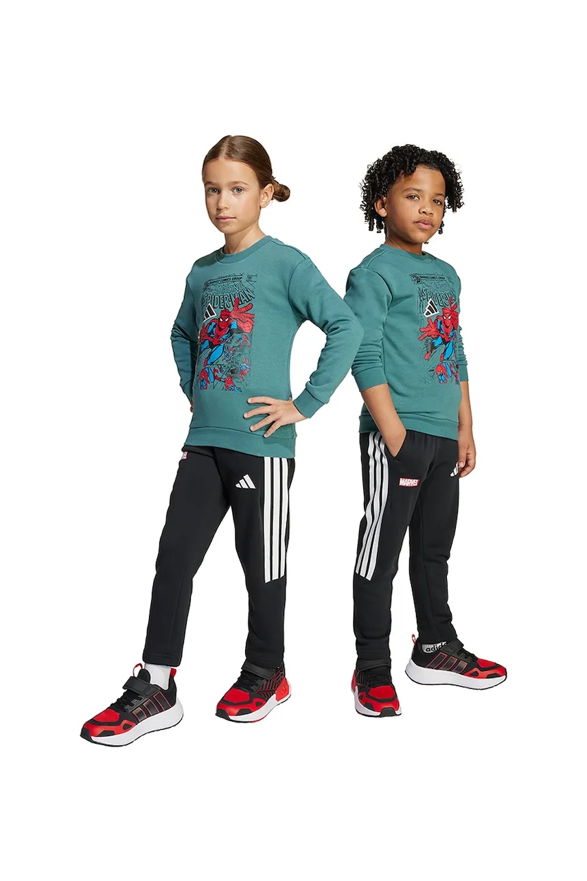 adidas trening copii Marvel culoarea verde, JM0808