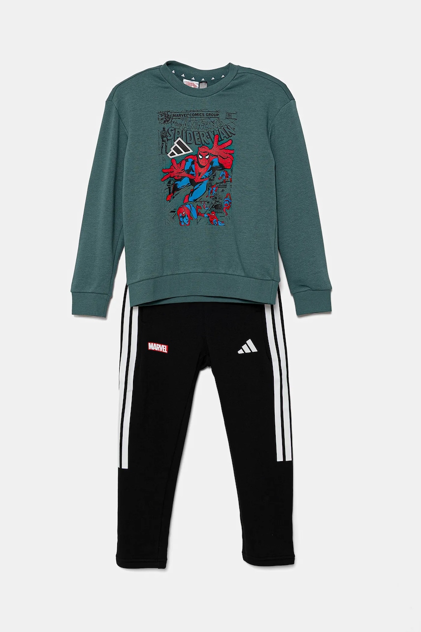 adidas trening copii Marvel culoarea verde, JM0808