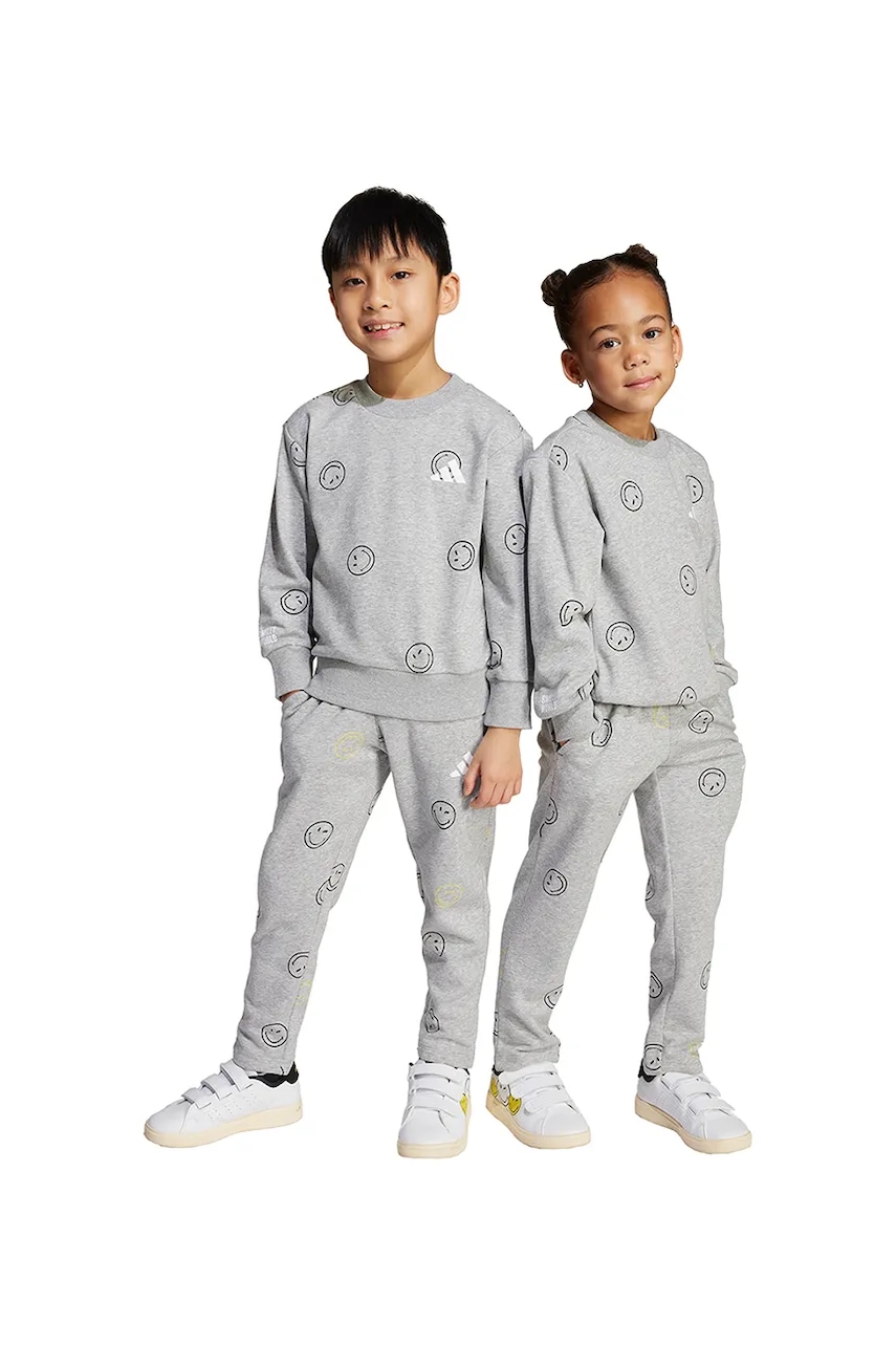 adidas trening copii culoarea gri, JN2158