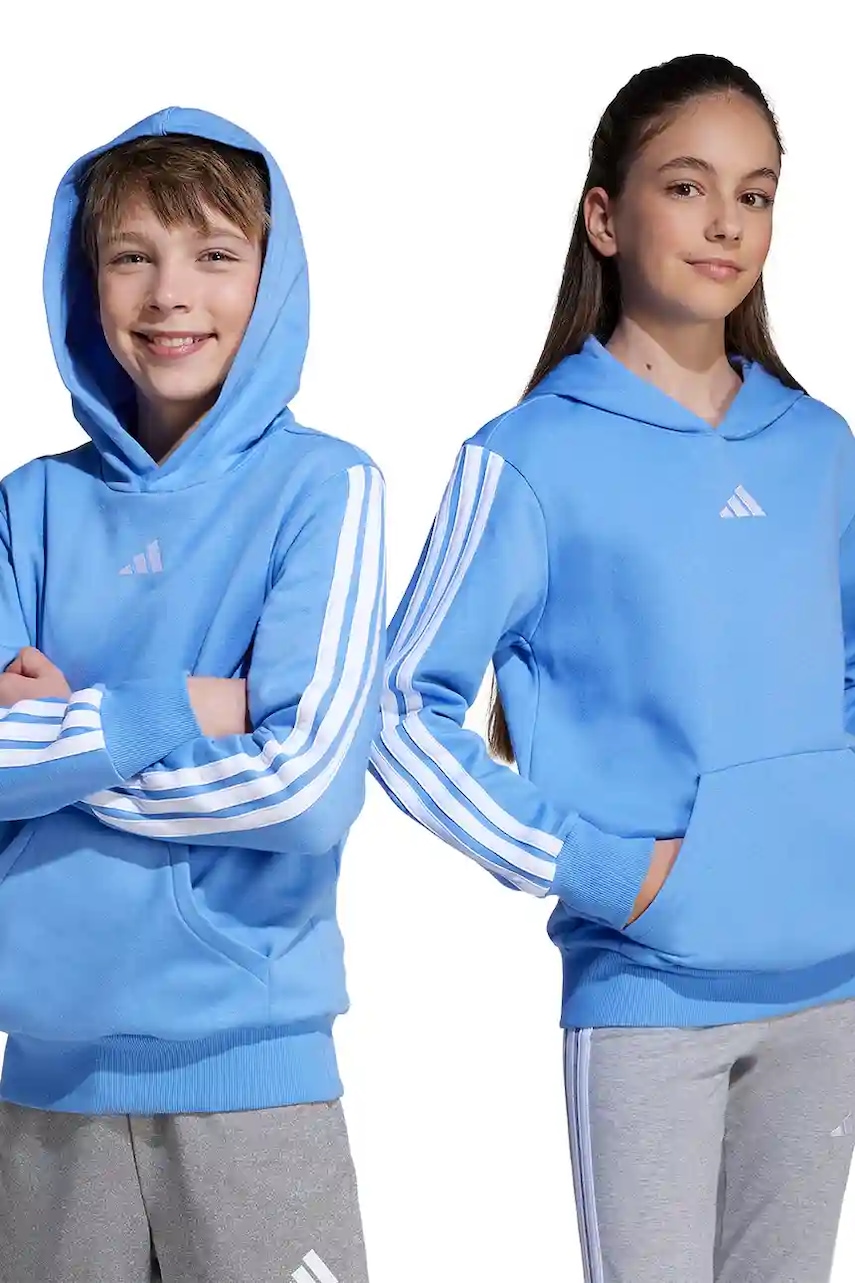 adidas bluză copii cu glugă, cu imprimeu, JN2424