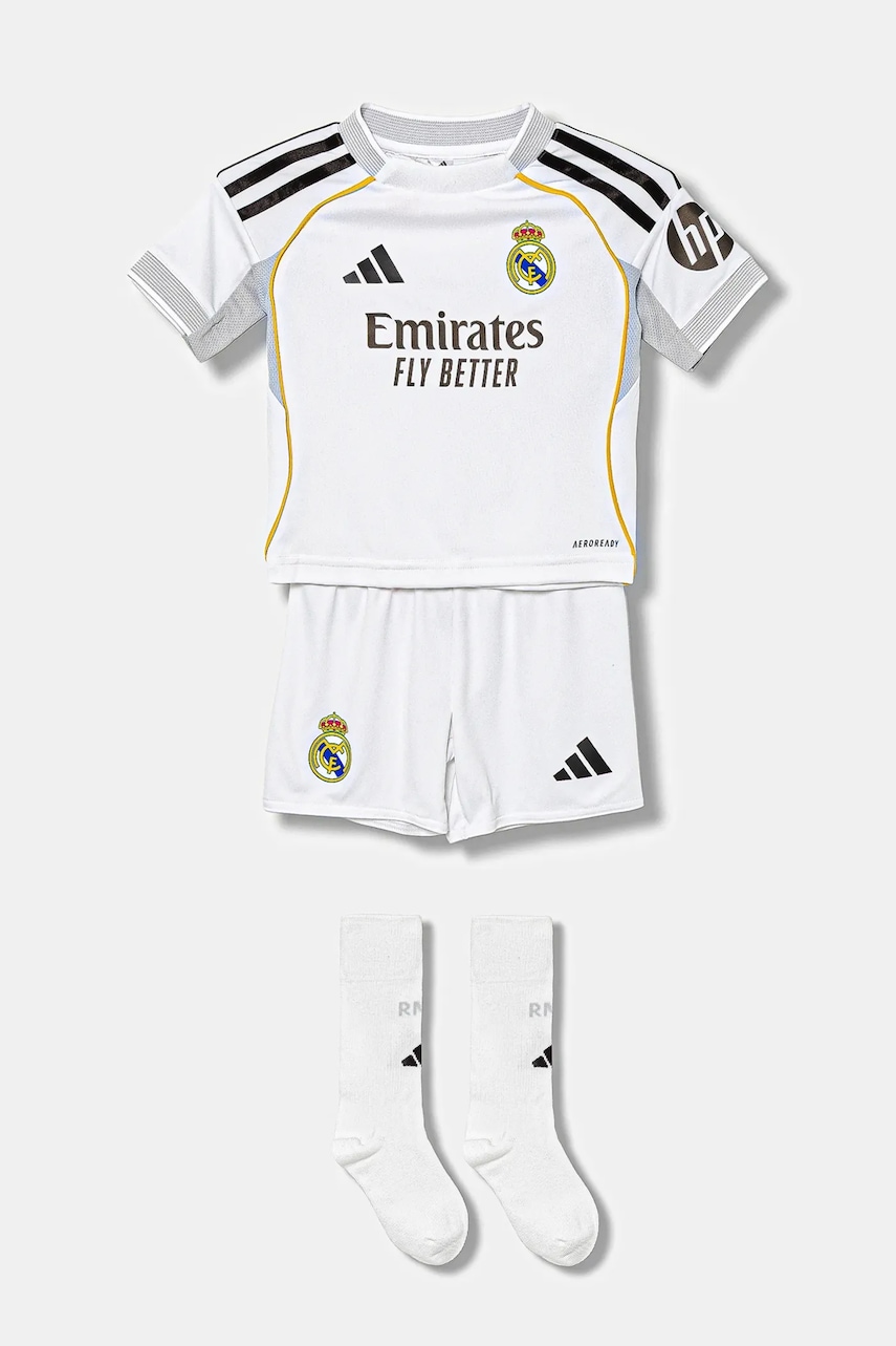 adidas Performance compleu copii REAL MADRID culoarea alb, JN8870