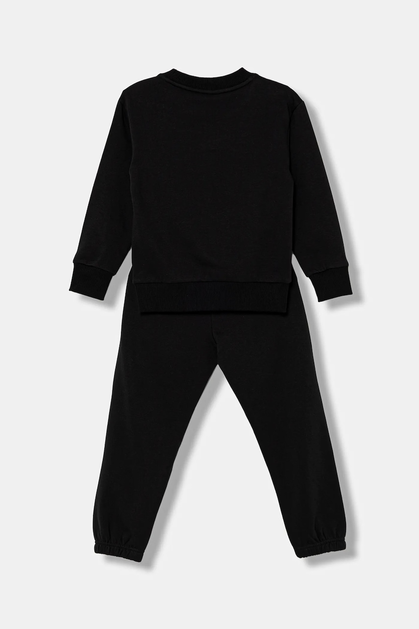 Детский спортивный костюм adidas цвет чёрный JW2438 Детский спортивный костюм adidas цвет чёрный JW2438