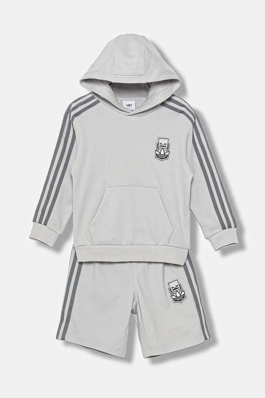 Детский спортивный костюм adidas Originals цвет серый JW5334