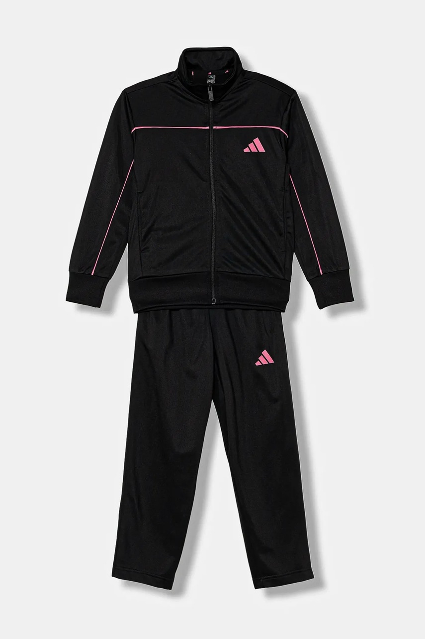 Детский спортивный костюм adidas цвет чёрный JX8748 Детский спортивный костюм adidas цвет чёрный JX8748