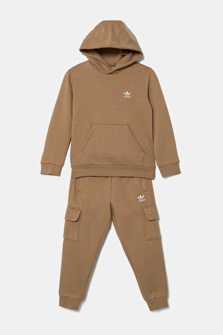 adidas Originals trening copii culoarea verde, JY4878 adidas Originals trening copii culoarea verde, JY4878
