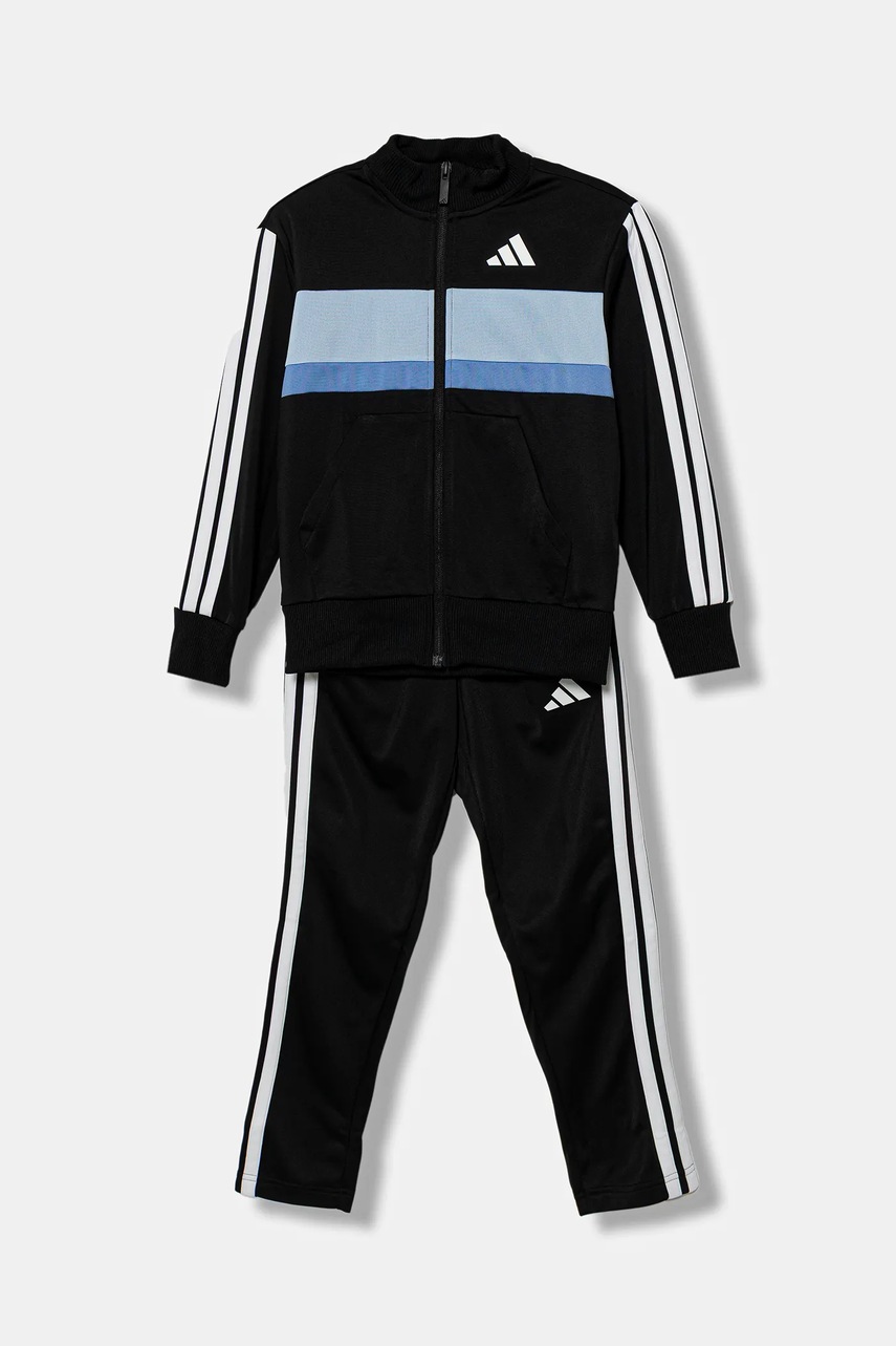 Levně Dětská tepláková souprava adidas černá barva, KB7327