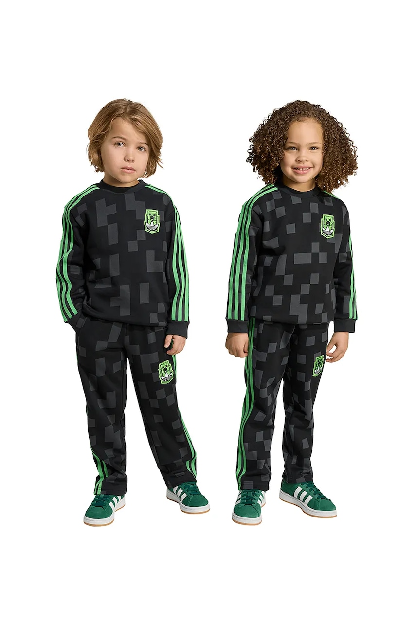 adidas Originals trening de bumbac pentru copii culoarea negru, KD9823