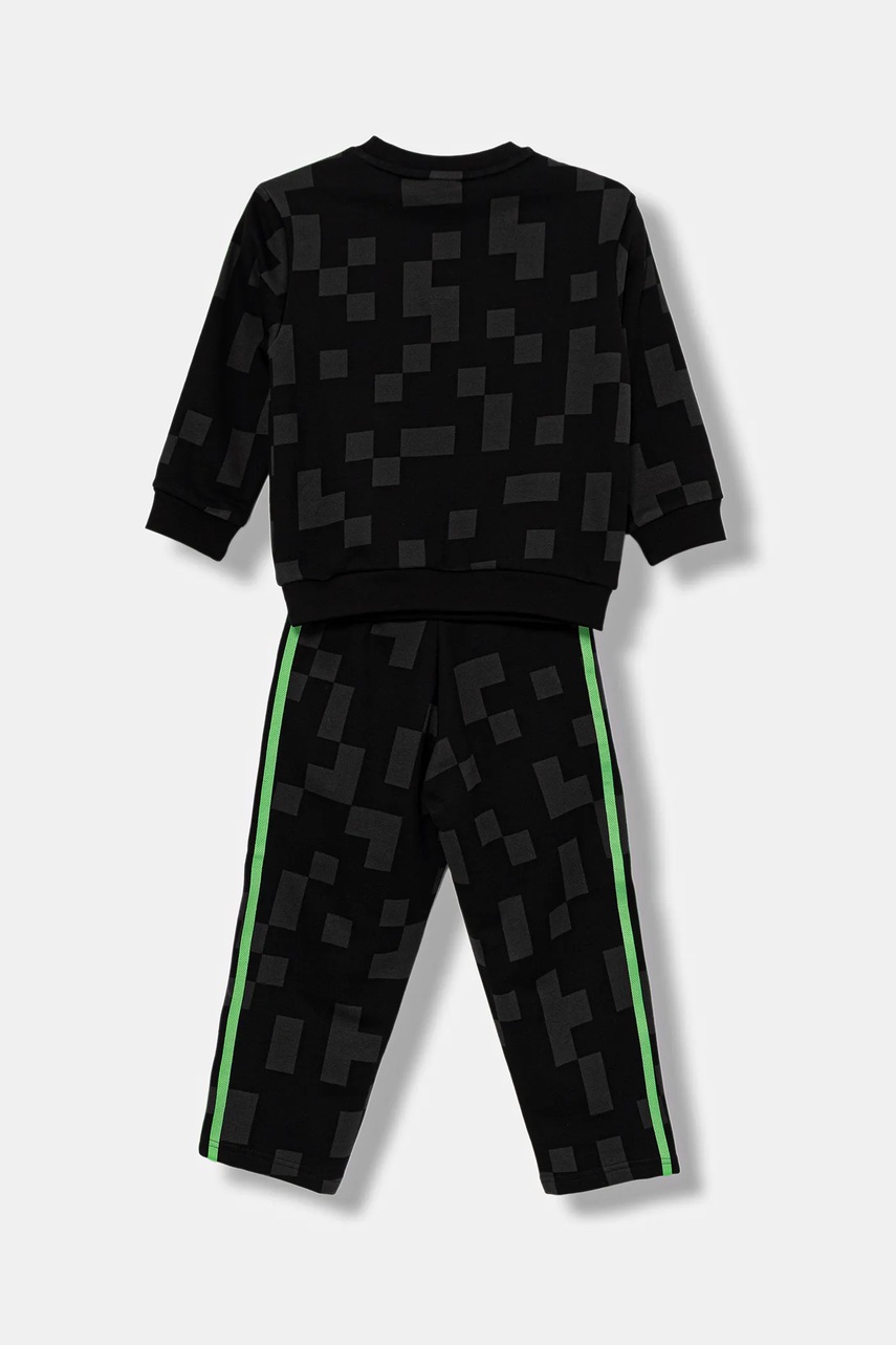 Дитячий бавовняний спортивний костюм adidas Originals колір чорний KD9823