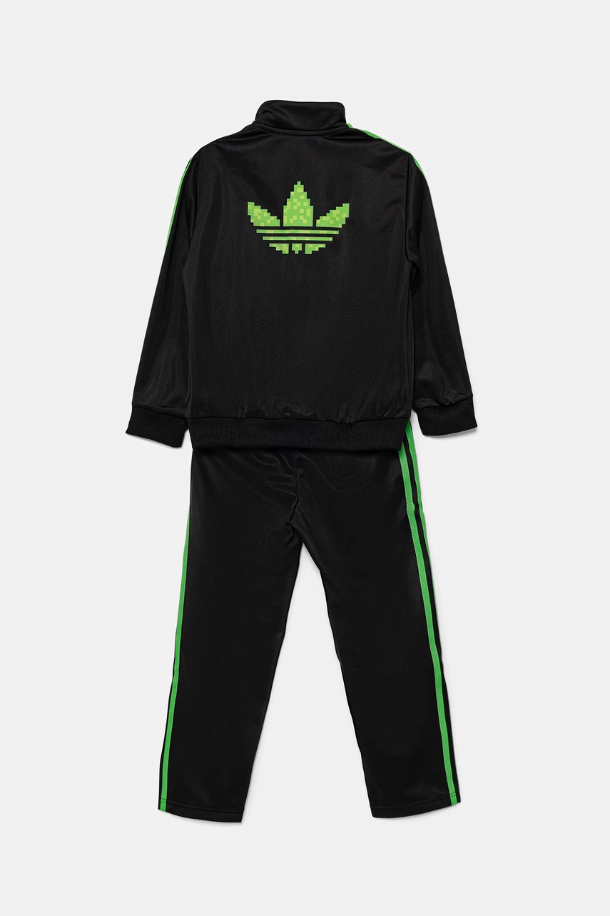 Детский спортивный костюм adidas Originals MINECRAFT цвет чёрный KD9825 Детский спортивный костюм adidas Originals MINECRAFT цвет чёрный KD9825