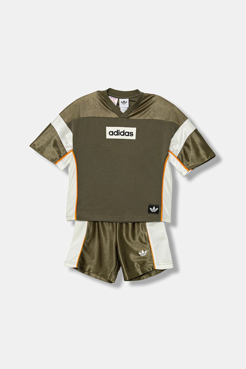 Детский комплект adidas Originals цвет зелёный JY2748 Детский комплект adidas Originals цвет зелёный JY2748