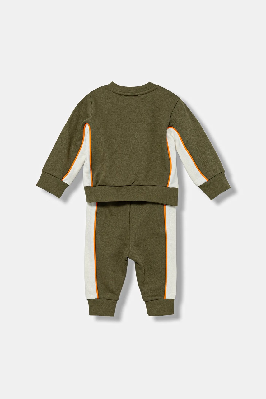 Спортивный костюм для младенцев adidas Originals цвет зелёный JY2749