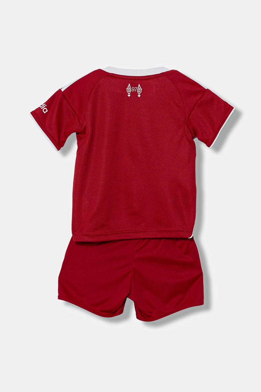 Комплект для младенцев adidas Performance LFC цвет красный JV6443 Комплект для младенцев adidas Performance LFC цвет красный JV6443