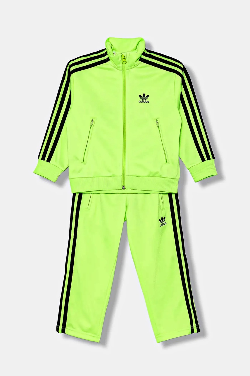 Детский спортивный костюм adidas Originals цвет зелёный JY1147 Детский спортивный костюм adidas Originals цвет зелёный JY1147