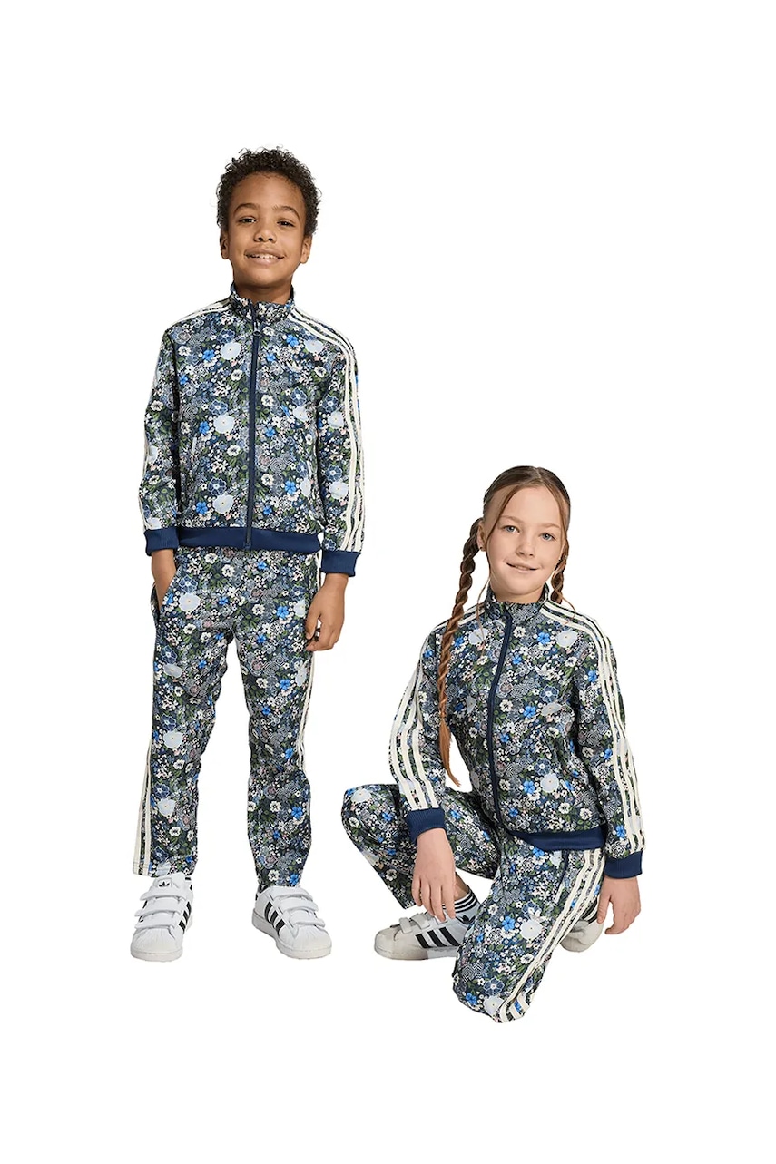 adidas Originals set de trening pentru copii culoarea bleumarin, JV7724