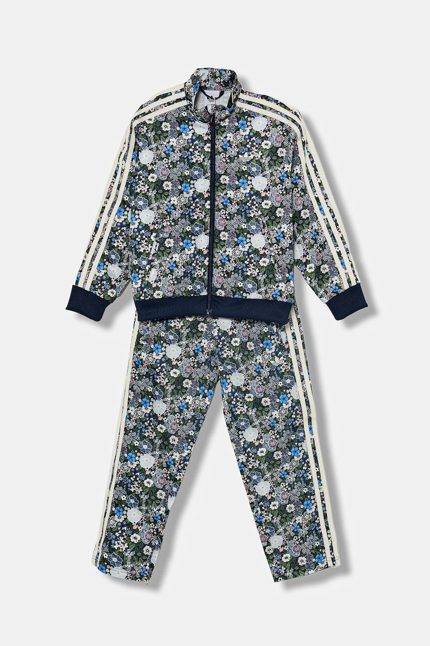 Детский спортивный костюм adidas Originals цвет синий JV7724 Детский спортивный костюм adidas Originals цвет синий JV7724