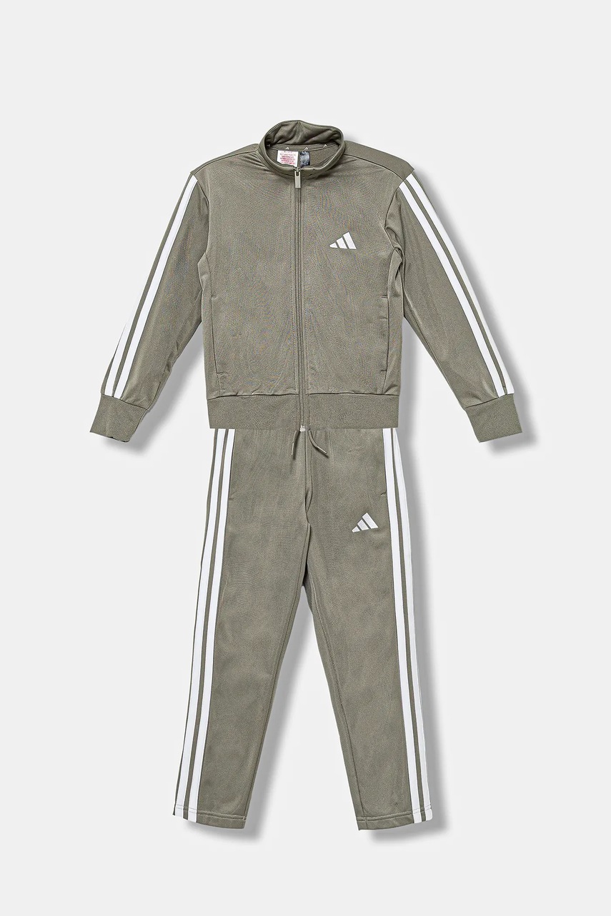 Детский спортивный костюм adidas цвет зелёный JW3394 Детский спортивный костюм adidas цвет зелёный JW3394