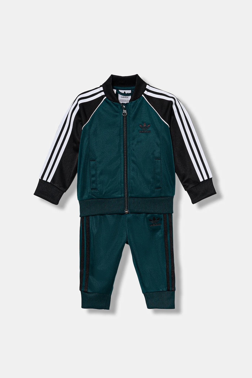 adidas Originals trening bebeluși 2-pack culoarea verde, JY0013
