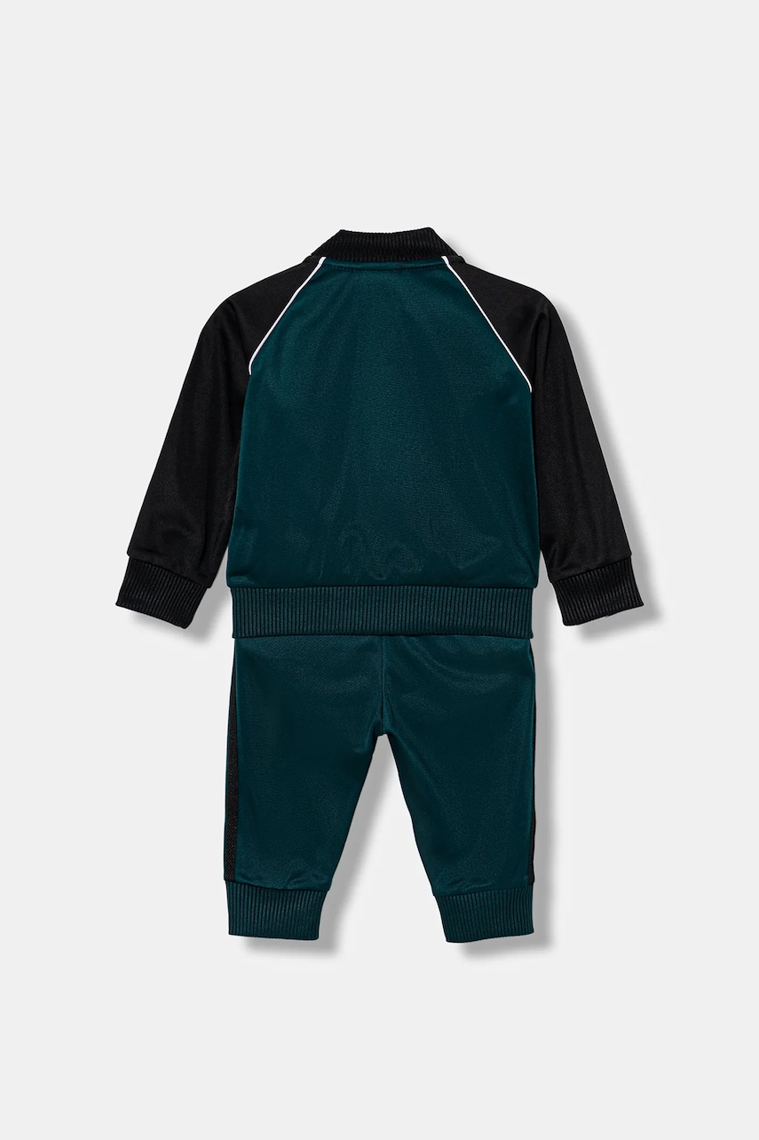 Спортивный костюм для младенцев adidas Originals 2 шт цвет зелёный JY0013 Спортивный костюм для младенцев adidas Originals 2 шт цвет зелёный JY0013