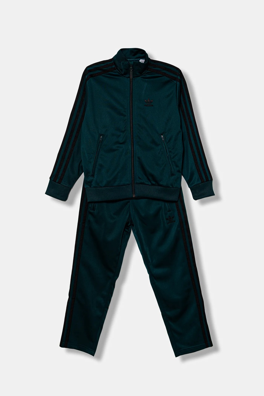 Детский спортивный костюм adidas Originals цвет зелёный JY1149