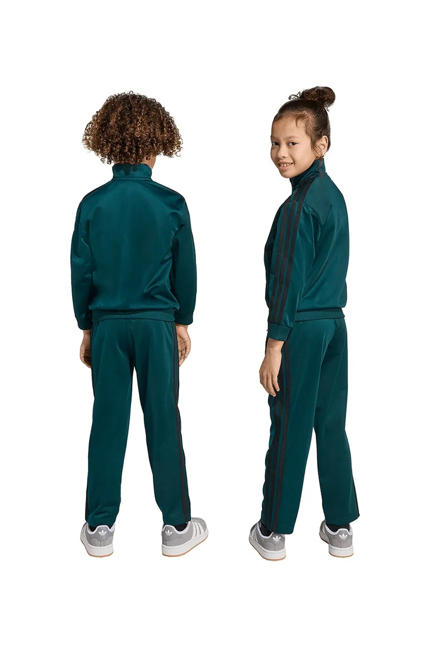 Детский спортивный костюм adidas Originals цвет зелёный JY1149