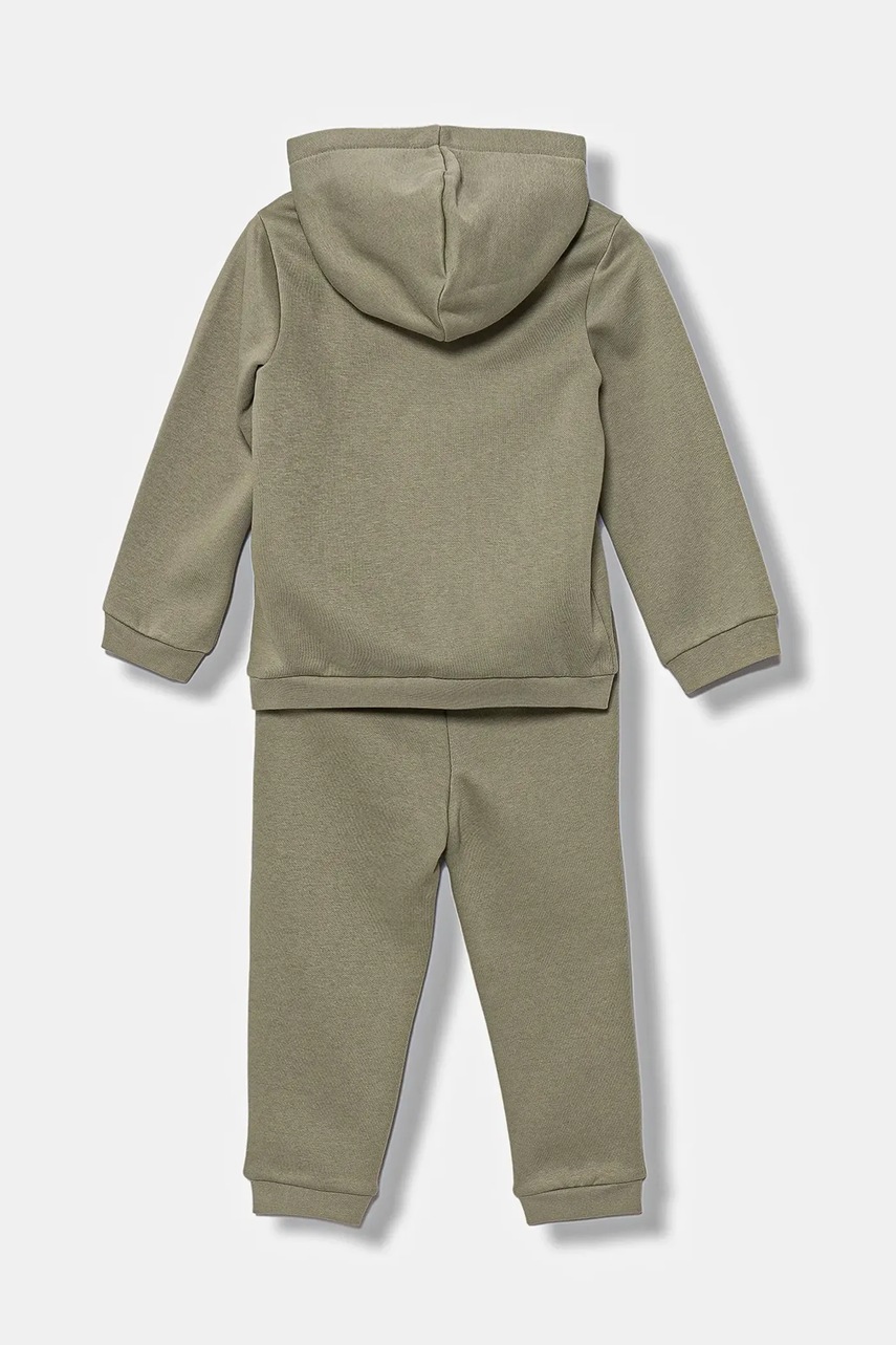 Детский спортивный костюм Puma MINICATS Loungewear Set FL INF цвет зелёный 686282