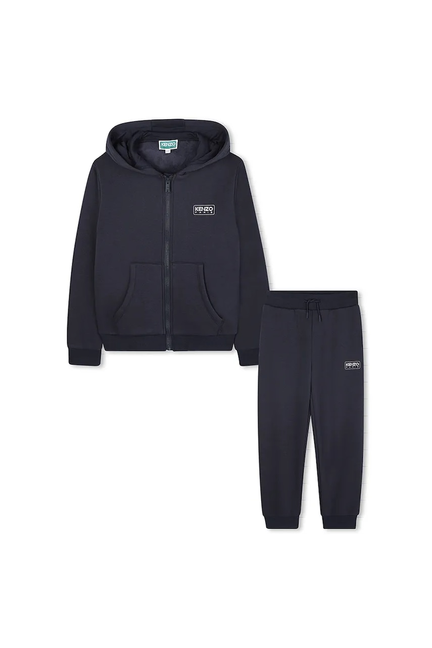 Levně Dětská tepláková souprava Kenzo Kids tmavomodrá barva, K61468