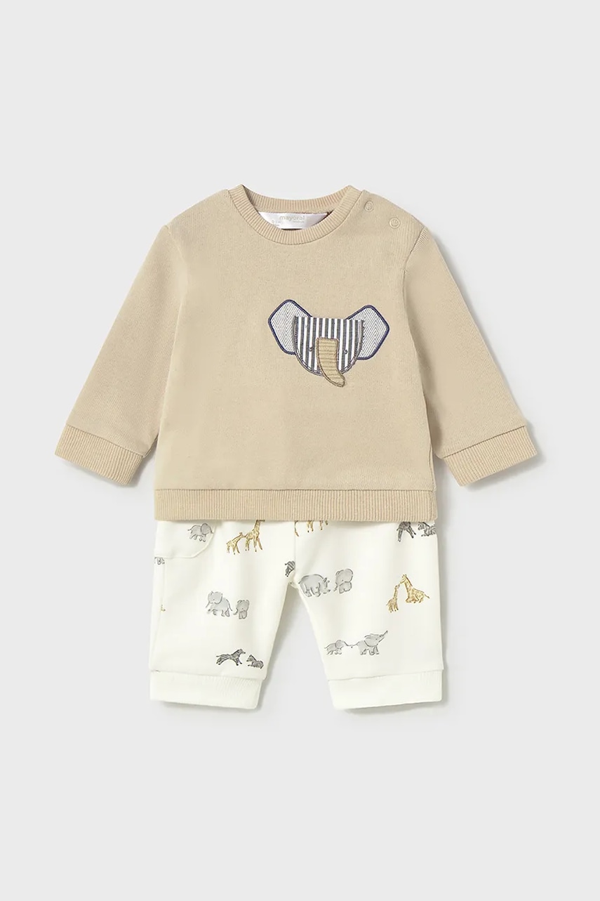 Комплект для младенцев Mayoral Newborn цвет серый 2621 Комплект для младенцев Mayoral Newborn цвет серый 2621