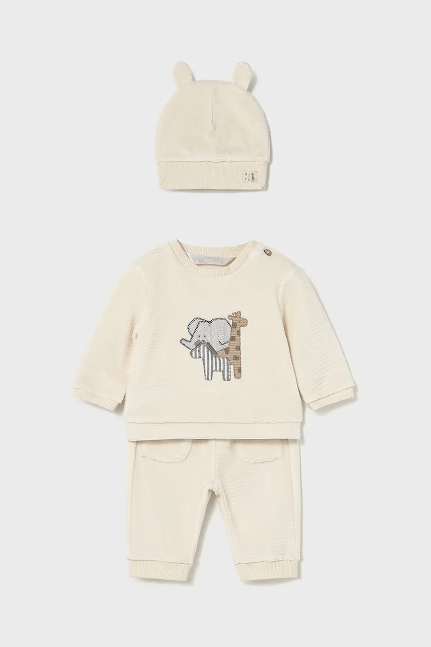 Mayoral Newborn trening bebeluși culoarea bej, 2624