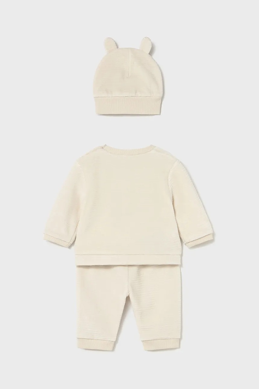 Спортивный костюм для младенцев Mayoral Newborn цвет бежевый 2624