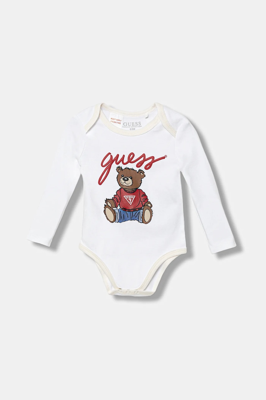 Спортивный костюм для младенцев Guess 3 шт цвет бежевый H5BW07 KAVN4 Спортивный костюм для младенцев Guess 3 шт цвет бежевый H5BW07 KAVN4