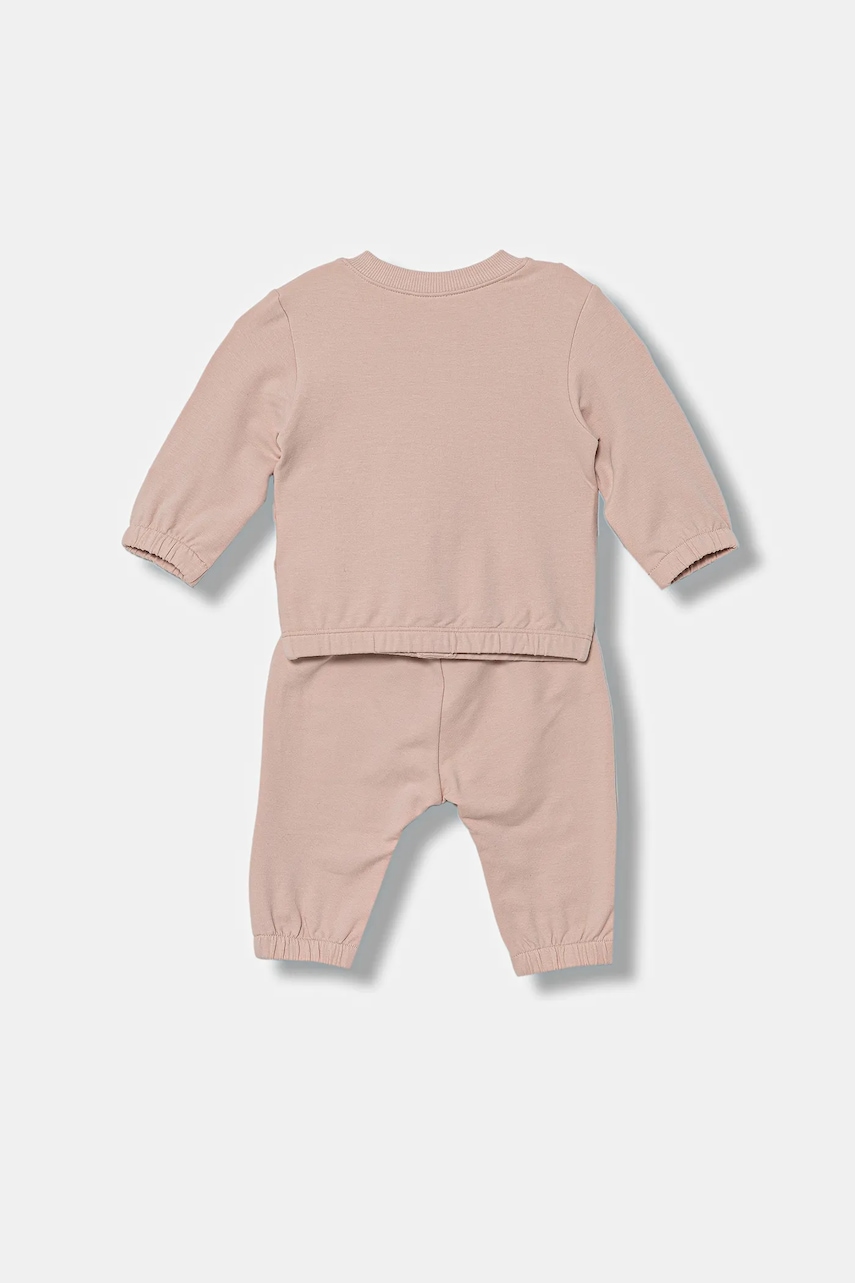 Спортивный костюм для младенцев United Colors of Benetton цвет розовый 3MDSAK017 Спортивный костюм для младенцев United Colors of Benetton цвет розовый 3MDSAK017