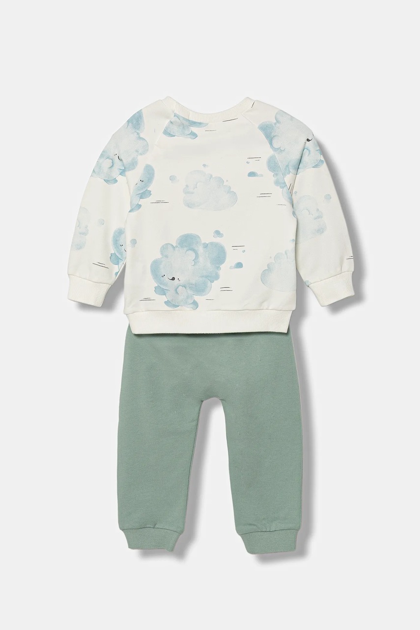 Спортивный костюм для младенцев United Colors of Benetton цвет бирюзовый 3QGXAK01B Спортивный костюм для младенцев United Colors of Benetton цвет бирюзовый 3QGXAK01B