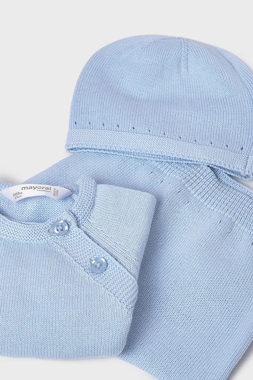 Детский хлопковый комплект Mayoral Newborn 9981 Детский хлопковый комплект Mayoral Newborn 9981