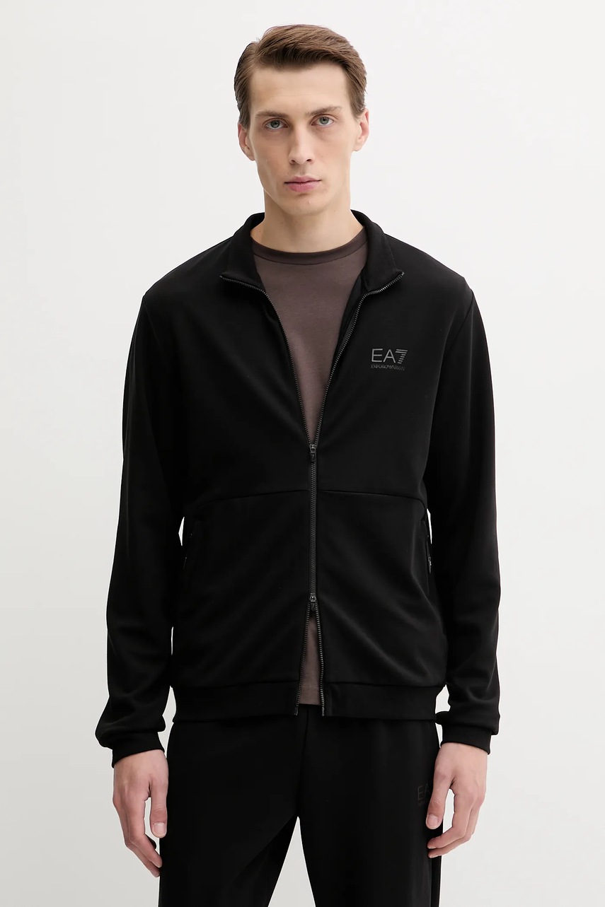 Спортивный костюм EA7 Emporio Armani цвет чёрный AF12501.7M000664 Спортивный костюм EA7 Emporio Armani цвет чёрный AF12501.7M000664