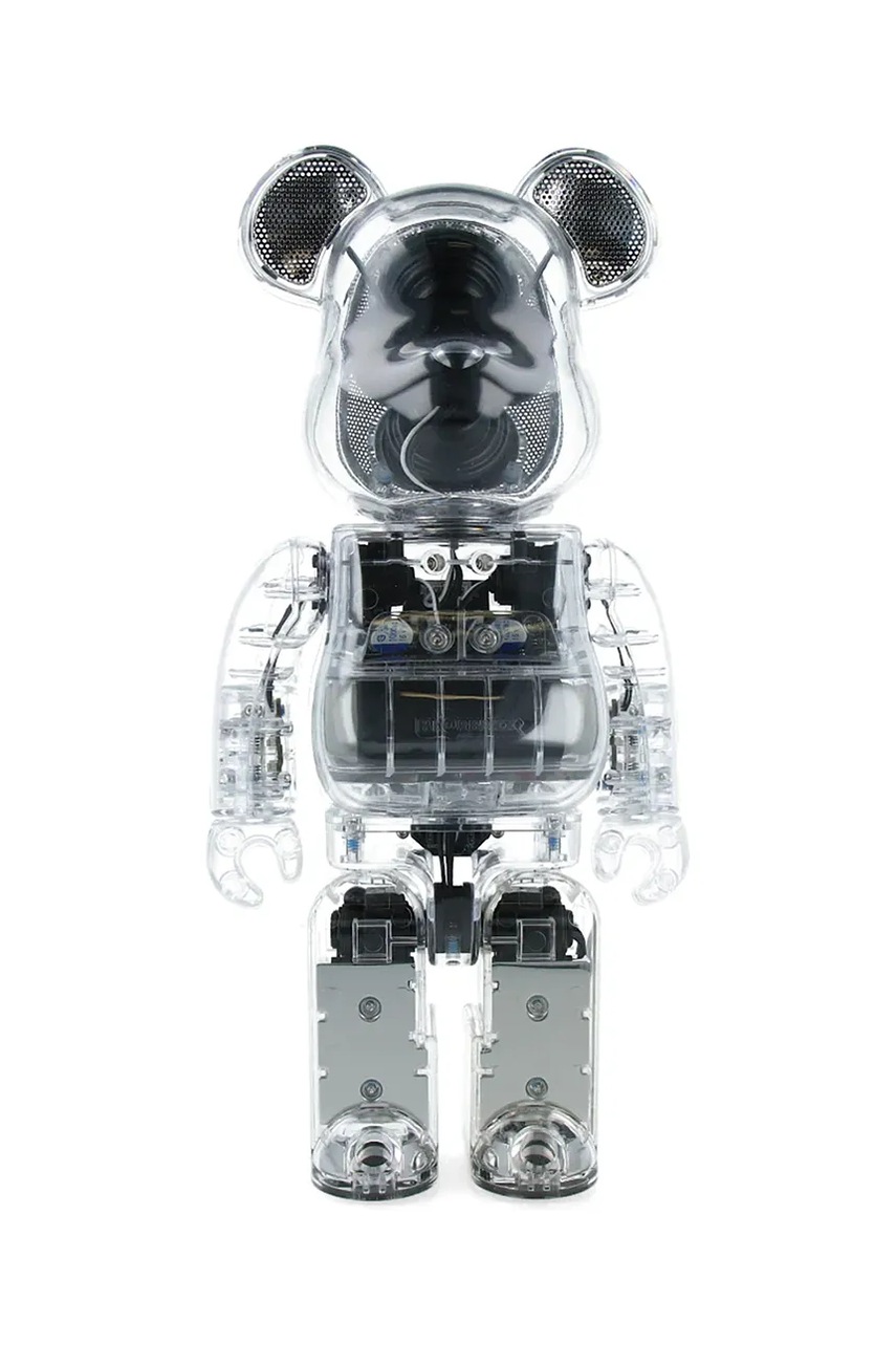 Medicom Toy difuzor wireless Be@rbrick Audio Bluetooth Clear 400% culoarea transparent, Bluetooth.Clear.400