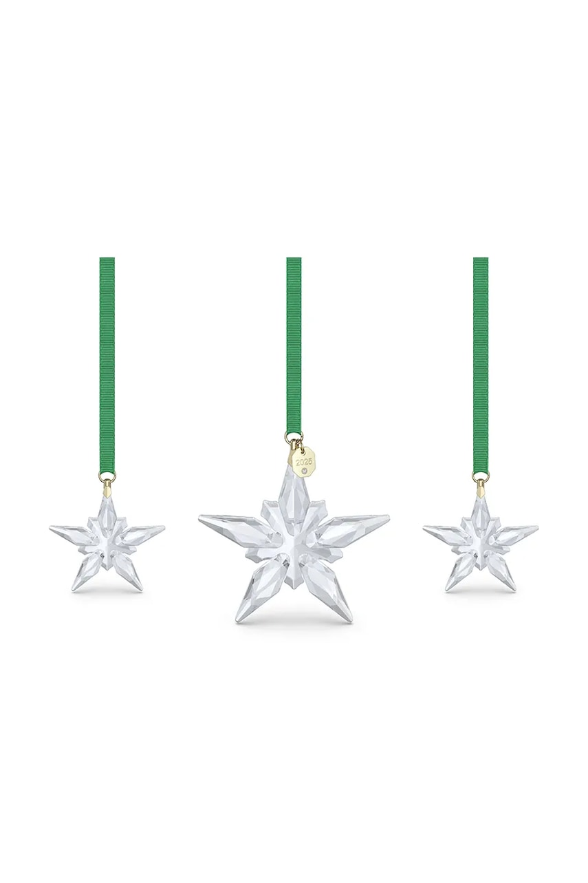 Swarovski pandantiv decor ANNUAL 3-pack culoarea transparent, 5701854