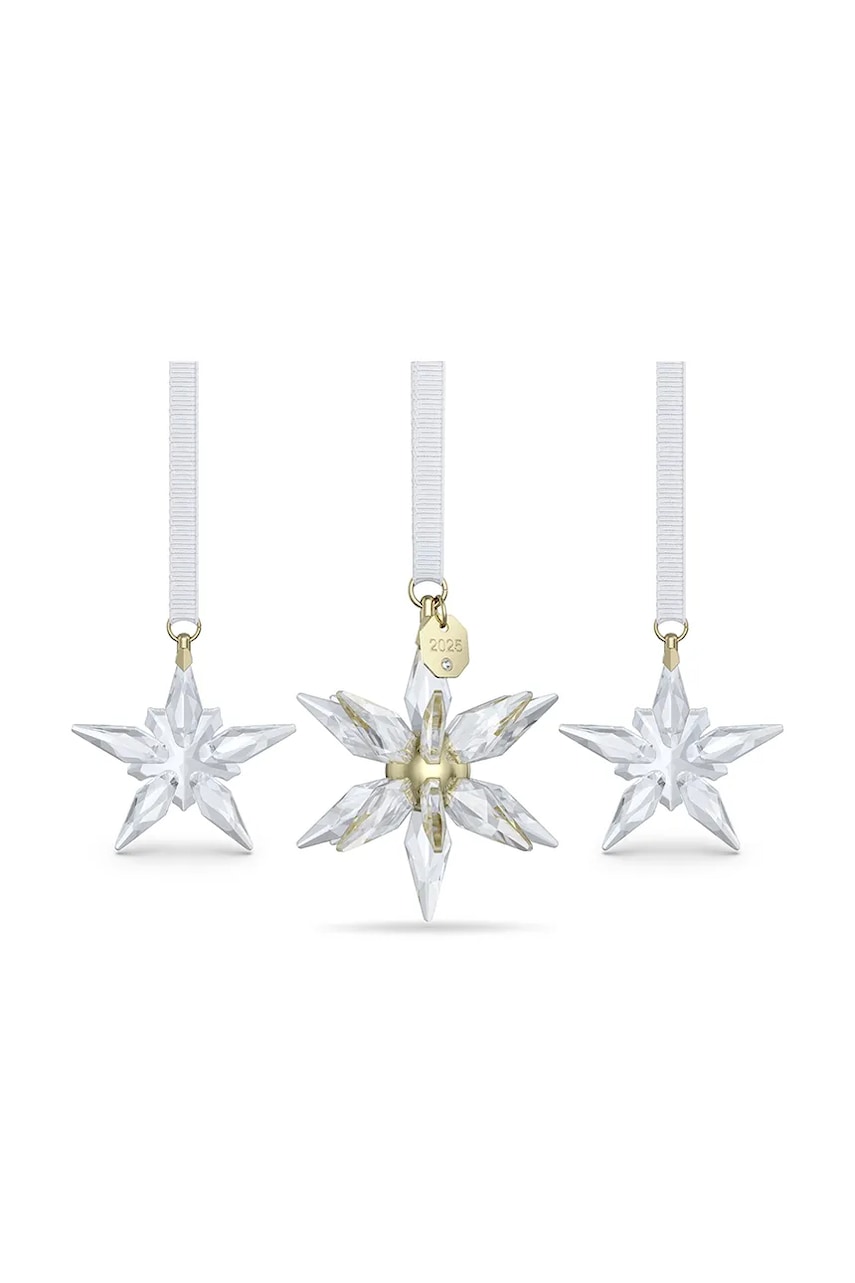 Swarovski pandantiv decor ANNUAL 3-pack culoarea transparent, 5701628