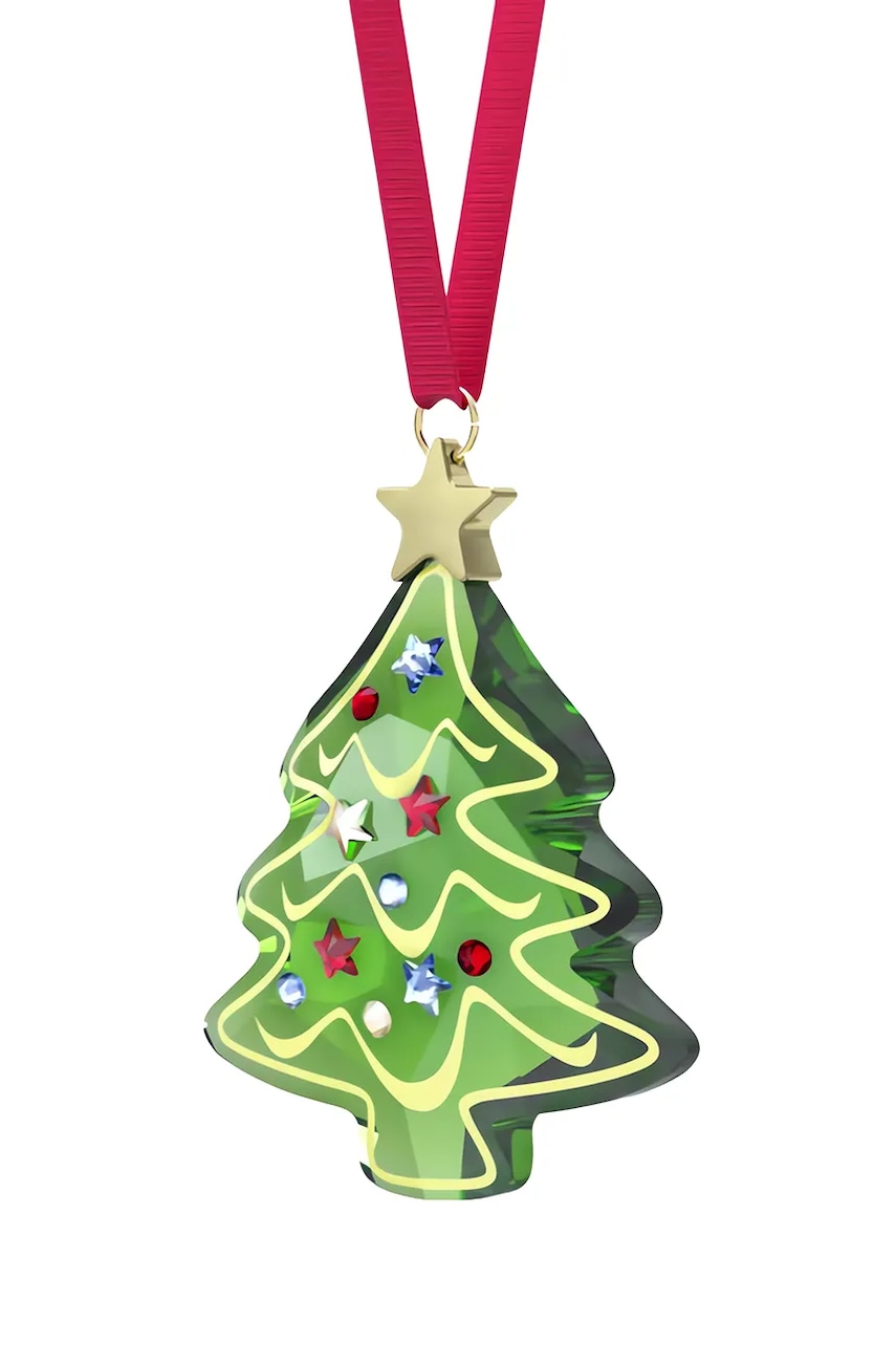 Подвесной декор Swarovski HOLIDAY CHEERS цвет зелёный 5701867 Подвесной декор Swarovski HOLIDAY CHEERS цвет зелёный 5701867