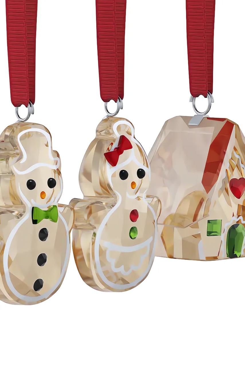 Декоративная подвеска Swarovski HOLIDAY CHEERS 3 шт цвет прозрачный 5701511 Декоративная подвеска Swarovski HOLIDAY CHEERS 3 шт цвет прозрачный 5701511