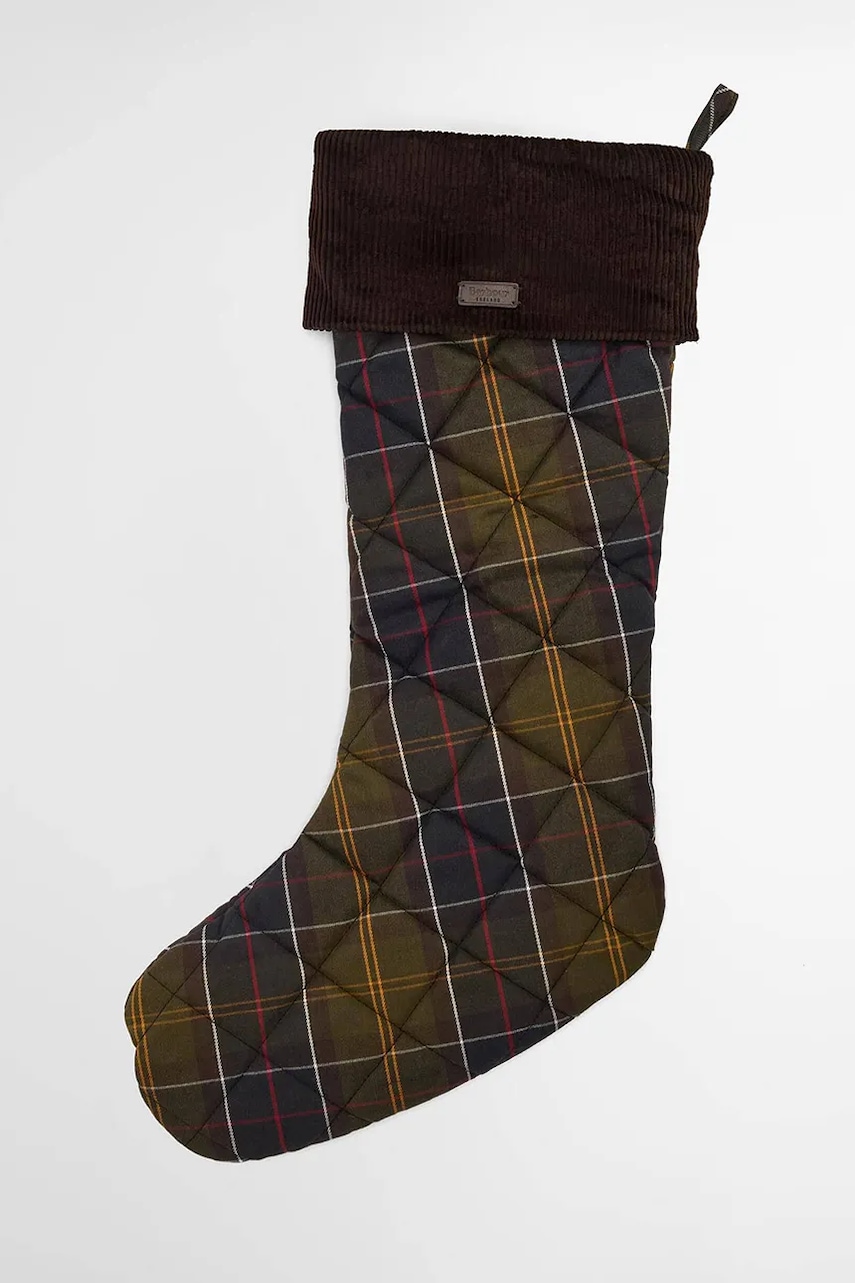 Barbour ciorap de crăciun Christmas Stocking culoarea verde, UAC0277