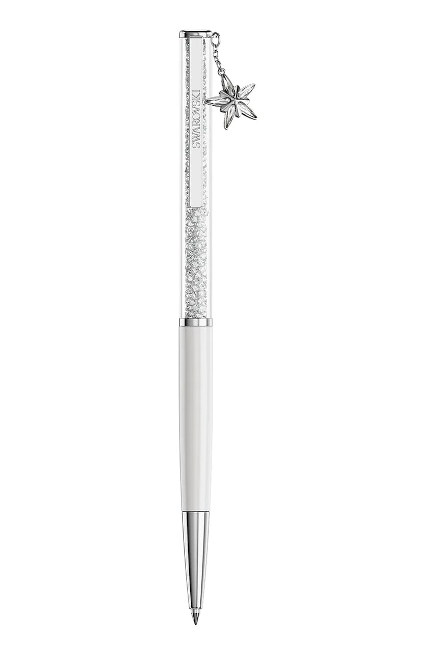 Levně Kuličkové pero Swarovski CRYSTALLINE stříbrná barva, 5717136